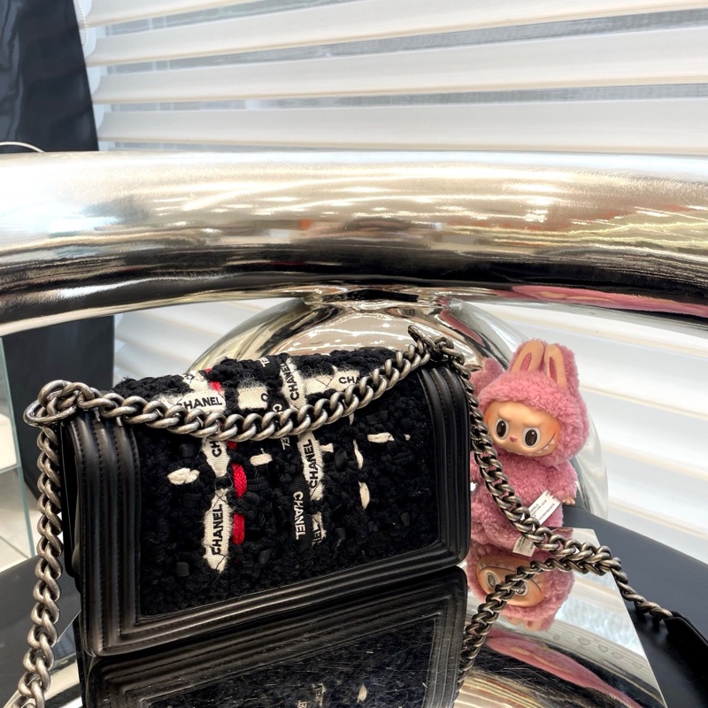 Chanel限量款编织Leboy中号-5