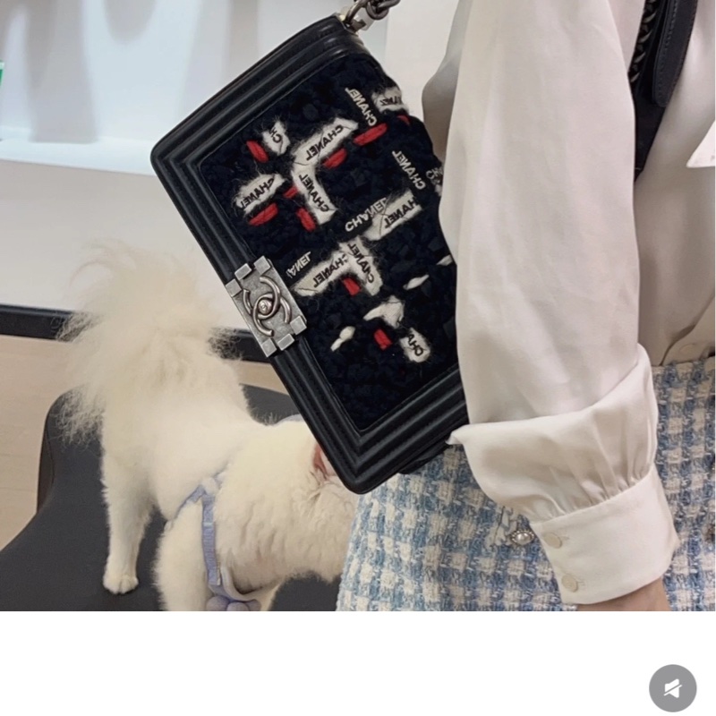 Chanel限量款编织Leboy中号-6