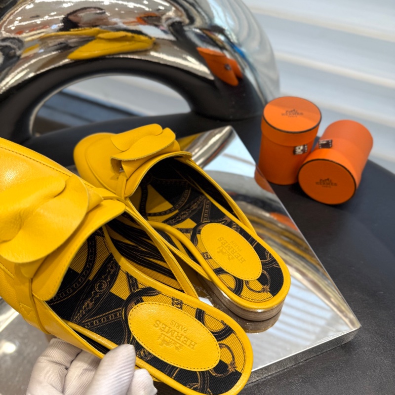 Hermes爱马仕 Kelly扣OZ穆勒鞋-2