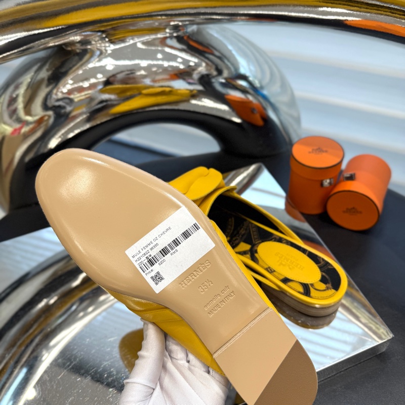 Hermes爱马仕 Kelly扣OZ穆勒鞋-3