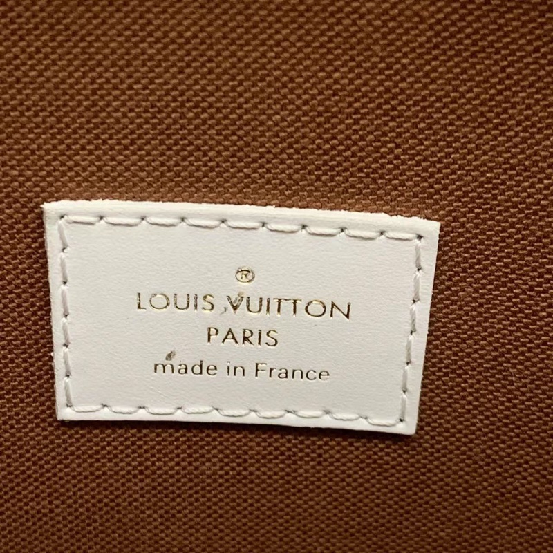 LOUIS VUITTON ELLIPSE棕色塗層帆布老花河蚌包,芯片款-7