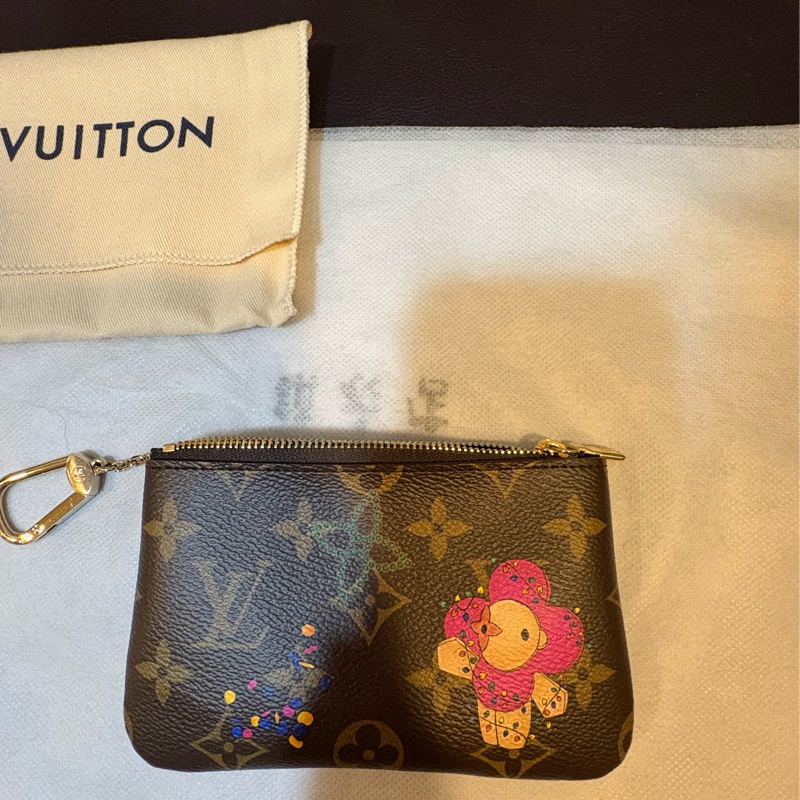 Lv 15公分一字零錢包 鑰匙包 (可放紙鈔)-6