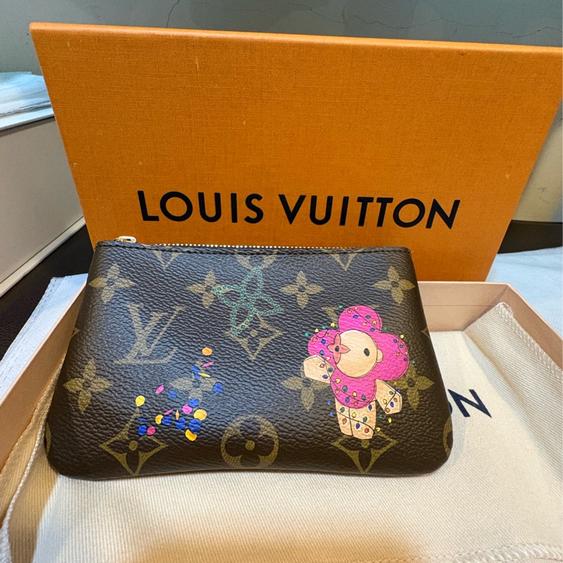 Lv 15公分一字零錢包 鑰匙包 (可放紙鈔)-7
