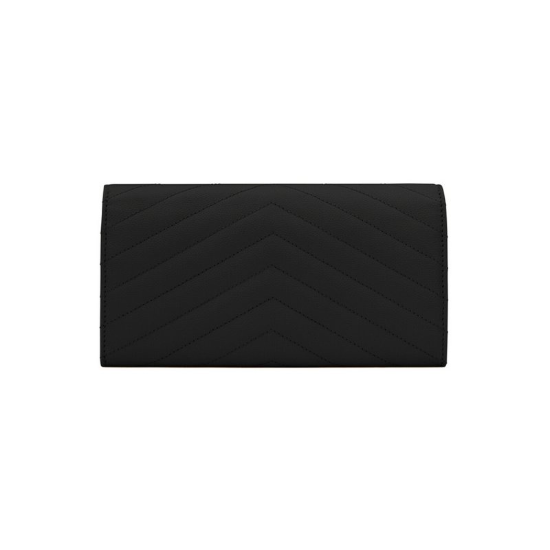 Saint Laurent Monogram Long Wallet Black - 372264-BOW01-1000 (新款白色盒)-1