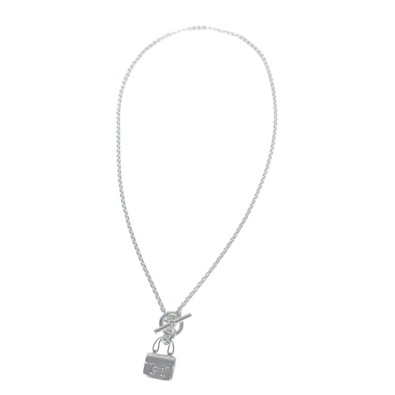 HERMES Amulettes Constance 康康 純銀 頸鏈-2
