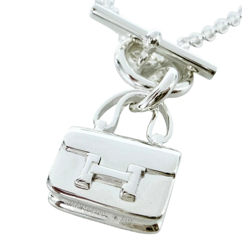 HERMES Amulettes Constance 康康 純銀 頸鏈-4