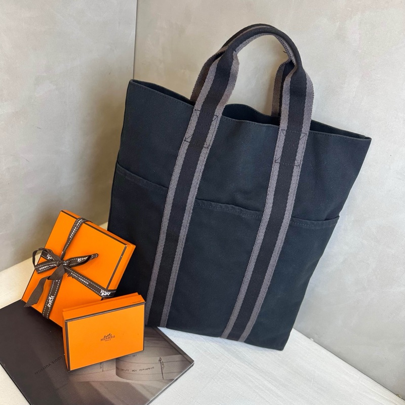 Hermès 愛馬仕 經典帆布絕版托特包 vintage-1