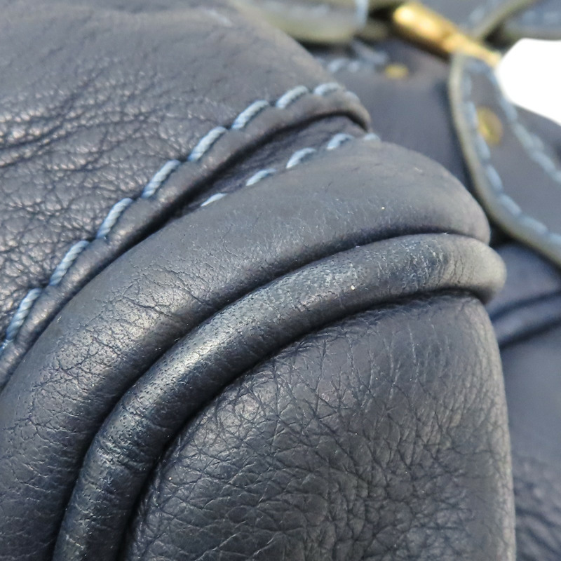 藍色 牛皮 Paddington 鎖頭包 手提包【Chloe 克羅伊】 7ESA02-8