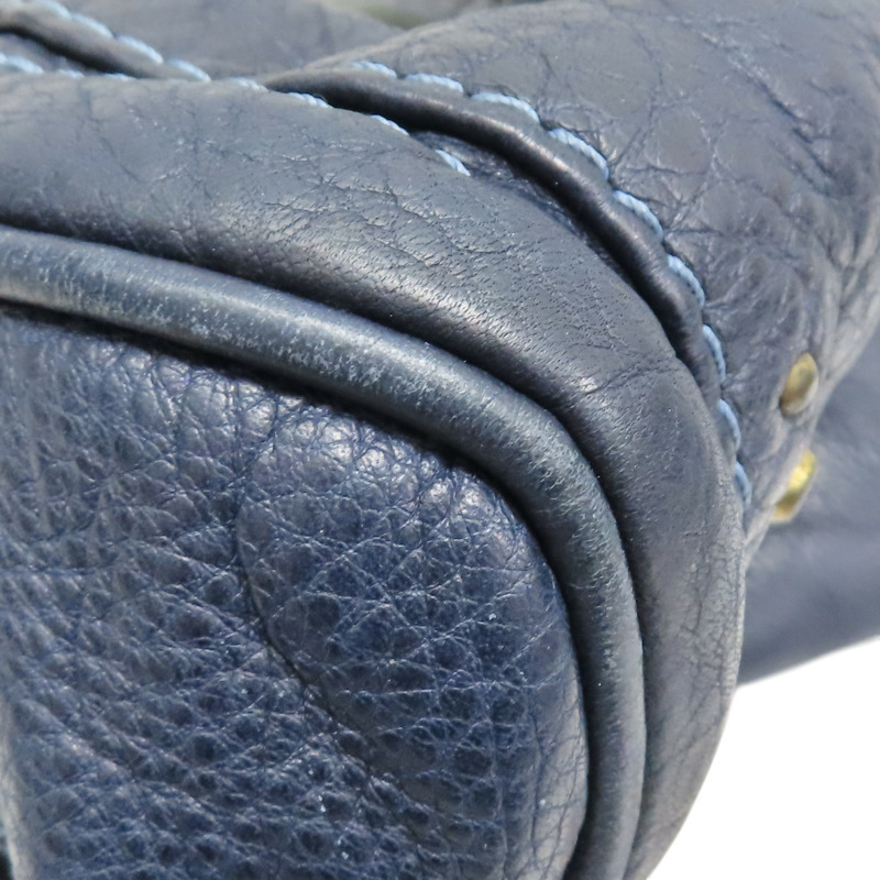 藍色 牛皮 Paddington 鎖頭包 手提包【Chloe 克羅伊】 7ESA02-10