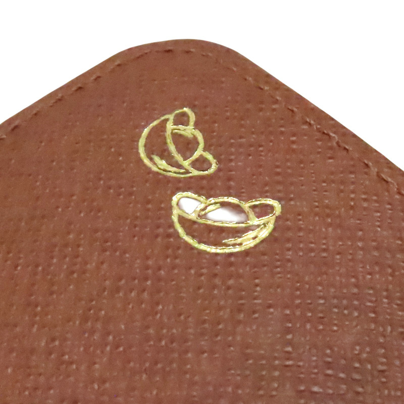 棕色 原花 PVC塗層帆布 曼哈頓 金屬釦 中夾【LOUIS VUITTON LV 路易威登】 M60211-6