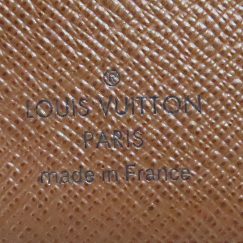 棕色 原花 PVC塗層帆布 曼哈頓 金屬釦 中夾【LOUIS VUITTON LV 路易威登】 M60211-7
