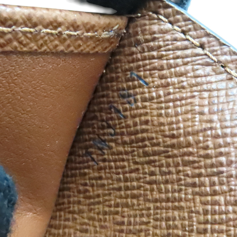 棕色 原花 PVC塗層帆布 曼哈頓 金屬釦 中夾【LOUIS VUITTON LV 路易威登】 M60211-8
