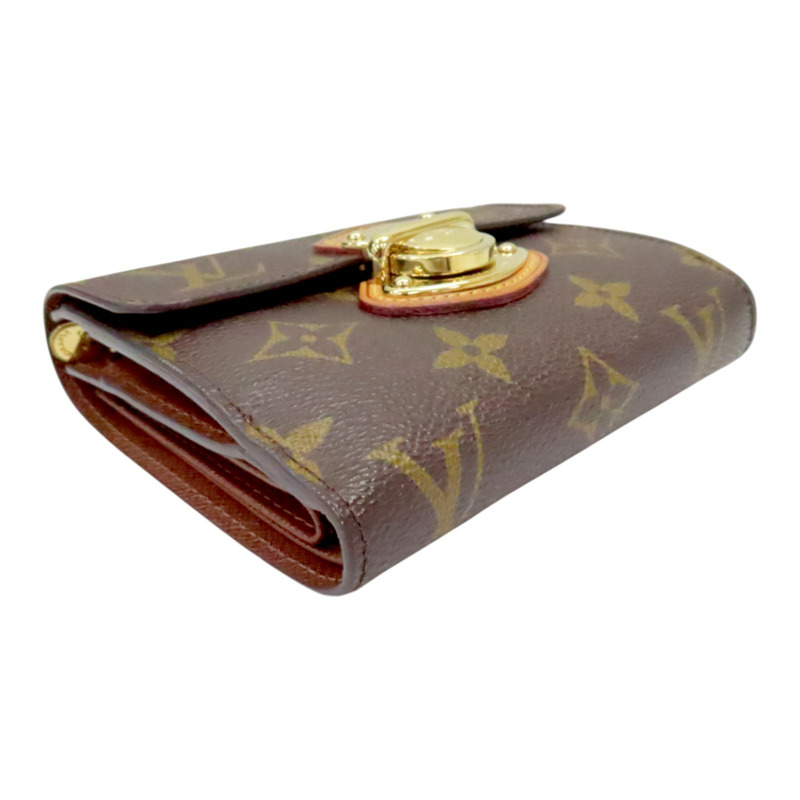 棕色 原花 PVC塗層帆布 曼哈頓 金屬釦 中夾【LOUIS VUITTON LV 路易威登】 M60211-10