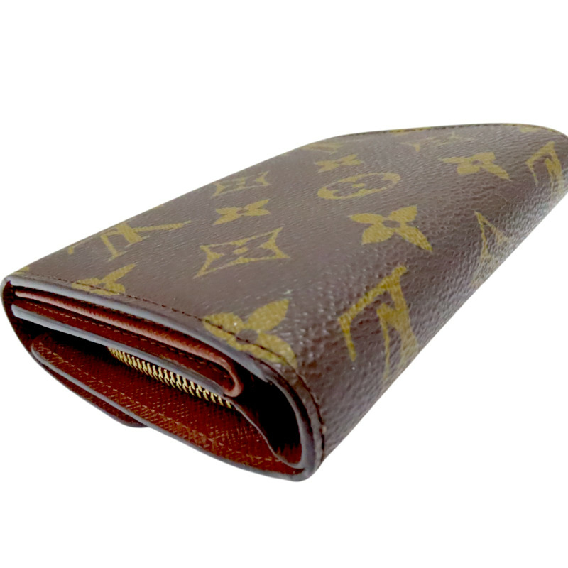 棕色 原花 PVC塗層帆布 曼哈頓 金屬釦 中夾【LOUIS VUITTON LV 路易威登】 M60211-11