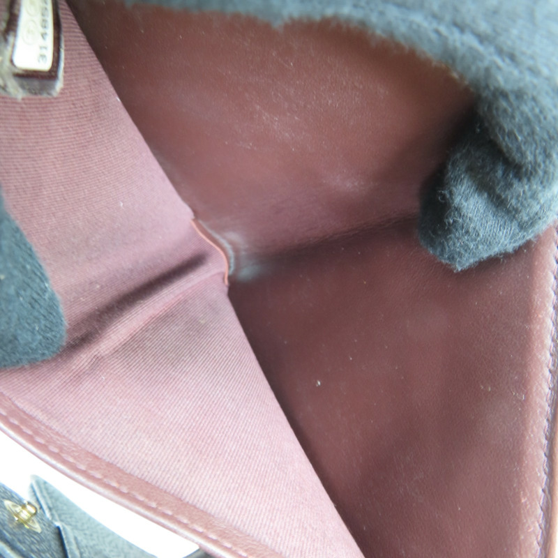 黑色 荔枝紋 牛皮 金扣 三折短夾【CHANEL 香奈兒】 A82288-5