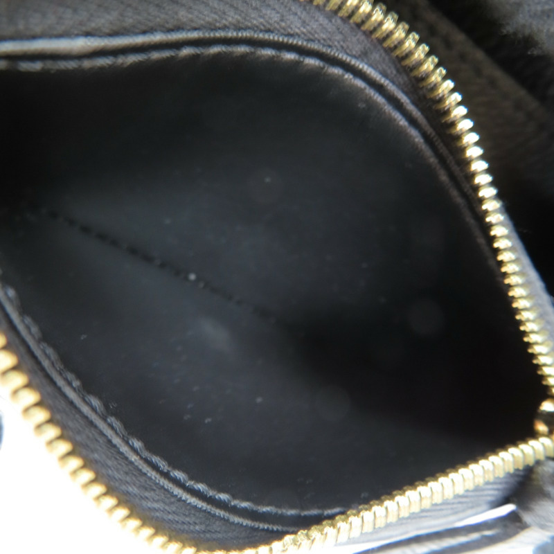 黑色 原花 牛皮壓紋 零錢包【LOUIS VUITTON LV 路易威登】 M81455-6