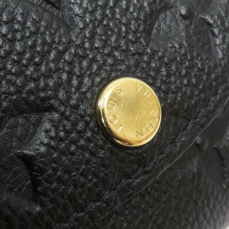 黑色 原花 牛皮壓紋 零錢包【LOUIS VUITTON LV 路易威登】 M81455-10