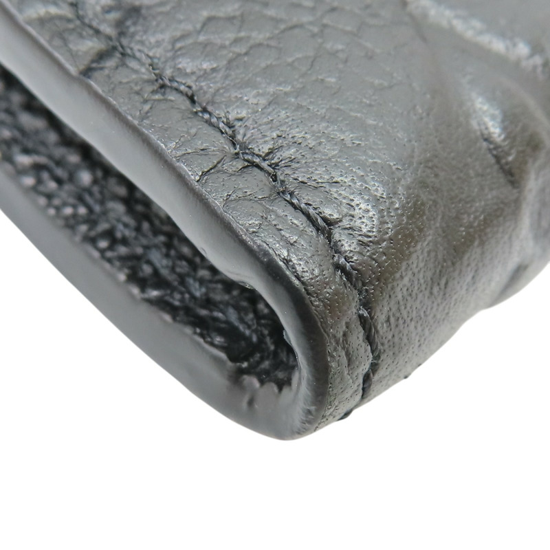 黑色 原花 牛皮壓紋 零錢包【LOUIS VUITTON LV 路易威登】 M81455-11