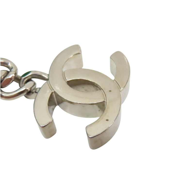 綠色 羊皮 零錢包 銀釦【CHANEL 香奈兒】-5