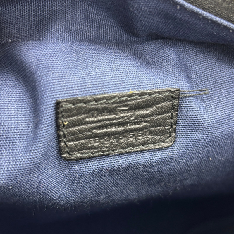 黑色 帆布 肩背包 銀和 【Salvatore Ferragamo 費拉格慕】-8