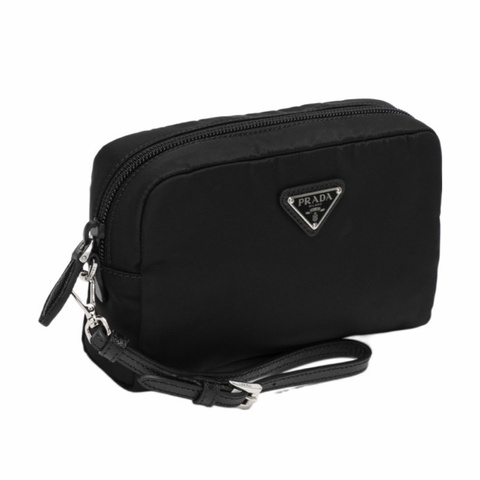 Prada 女士 拉鍊手拿包均碼碼17cm*5cm*11cm