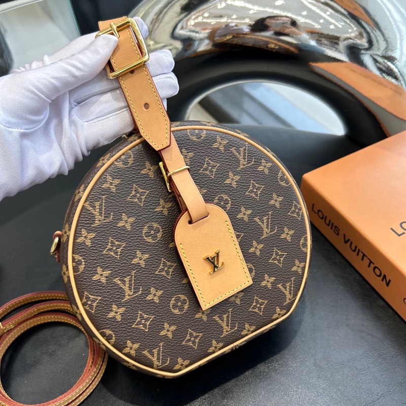 LV路易威登 Petite Boite Chapeau 老花圆饼-1
