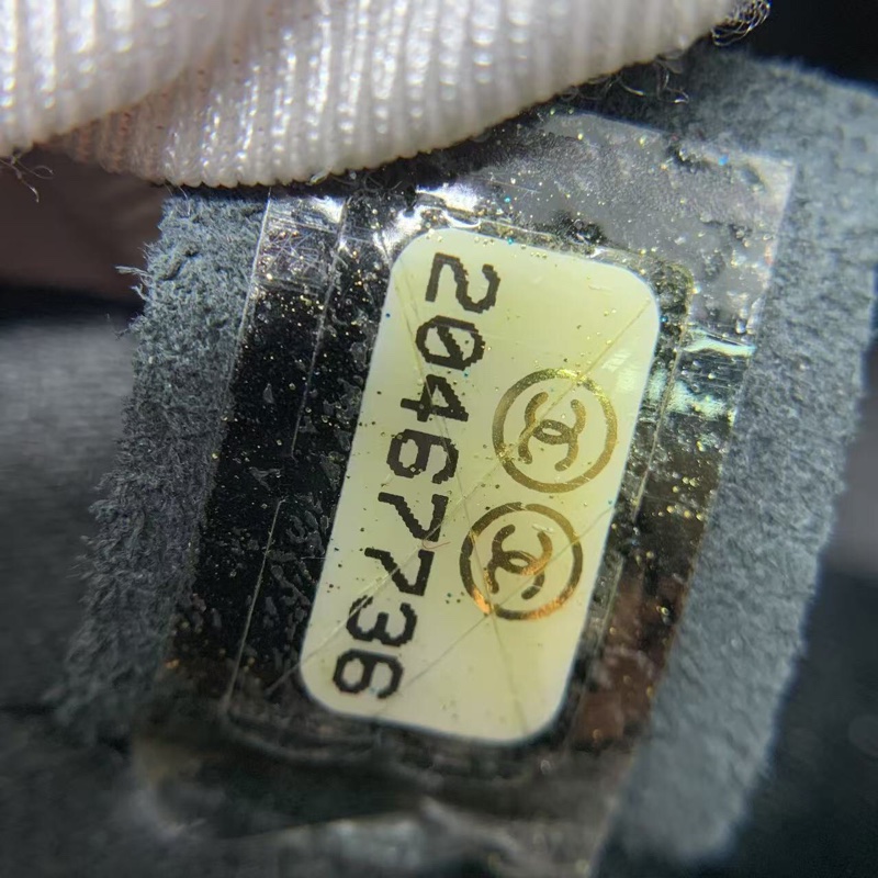 二手Chanel香奈兒托特黑色羊皮單肩包，鐳射20開-6