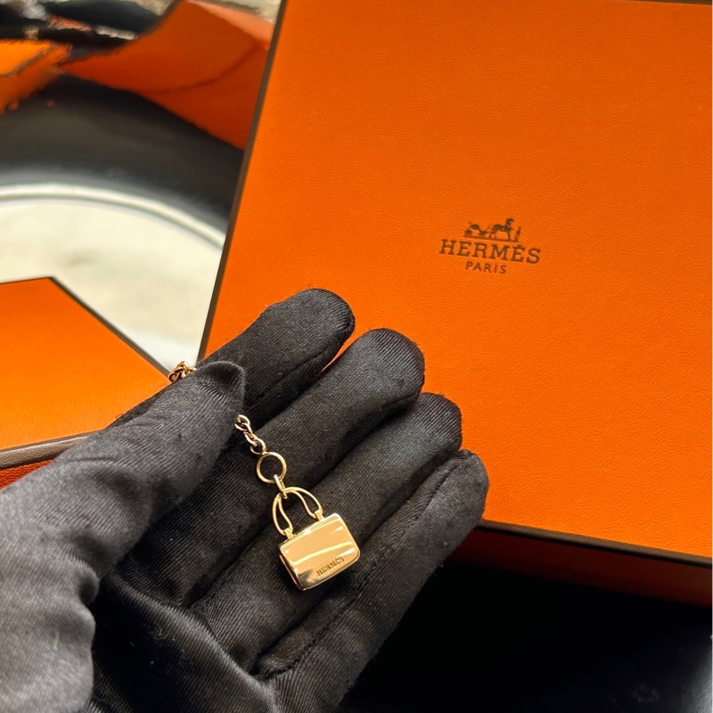 Hermes爱马仕Constance 新款满钻 粉色康康手链-2