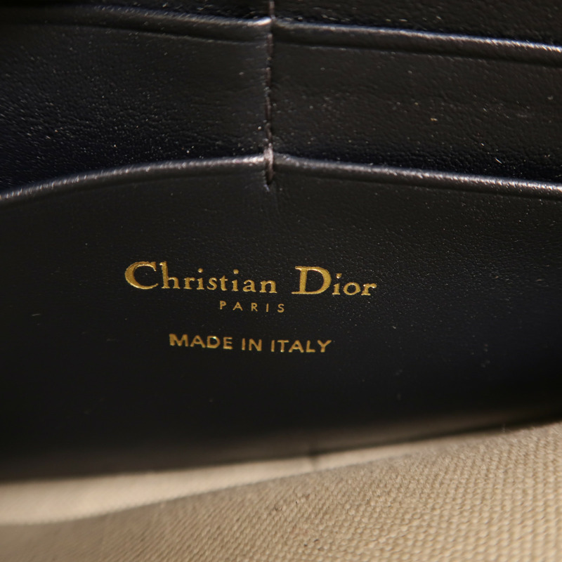 Dior 帆布Oblique Jacquard Saddle Chain Shoulder金扣鏈帶肩背袋-5