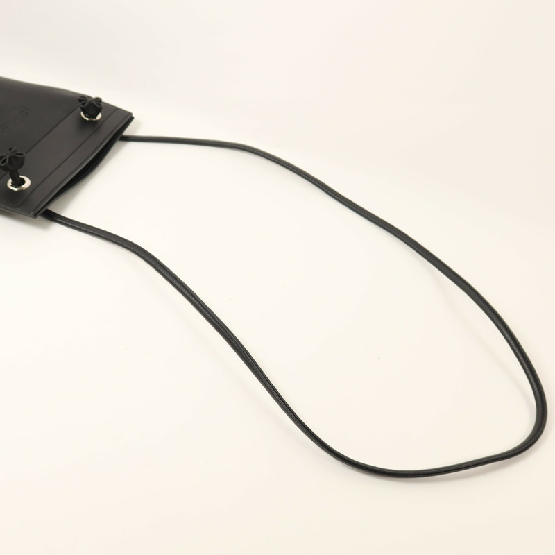 HERMES Swift皮革Mini Aline肩背袋Noir-7