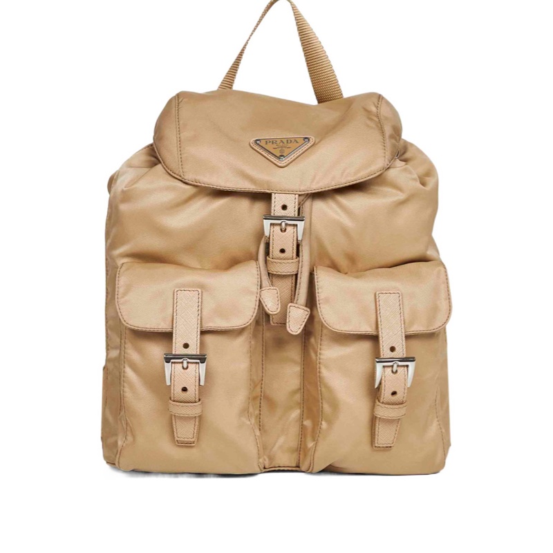 Prada 女士 翻蓋雙肩包均碼碼小號、23.5cm*12cm*28cm-0