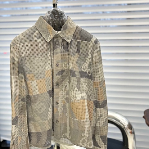 Hermes 爱马仕 男装秀款 全皮衬衫