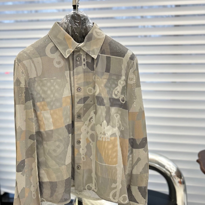 Hermes 爱马仕 男装秀款 全皮衬衫-0