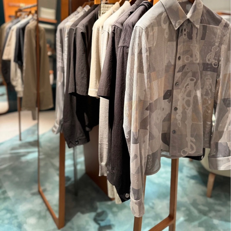 Hermes 爱马仕 男装秀款 全皮衬衫-8