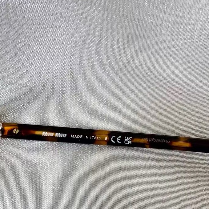 全新代購！Miumiu 玳瑁色 書呆子眼鏡 平光鏡（無藍光可換鏡片版）-3