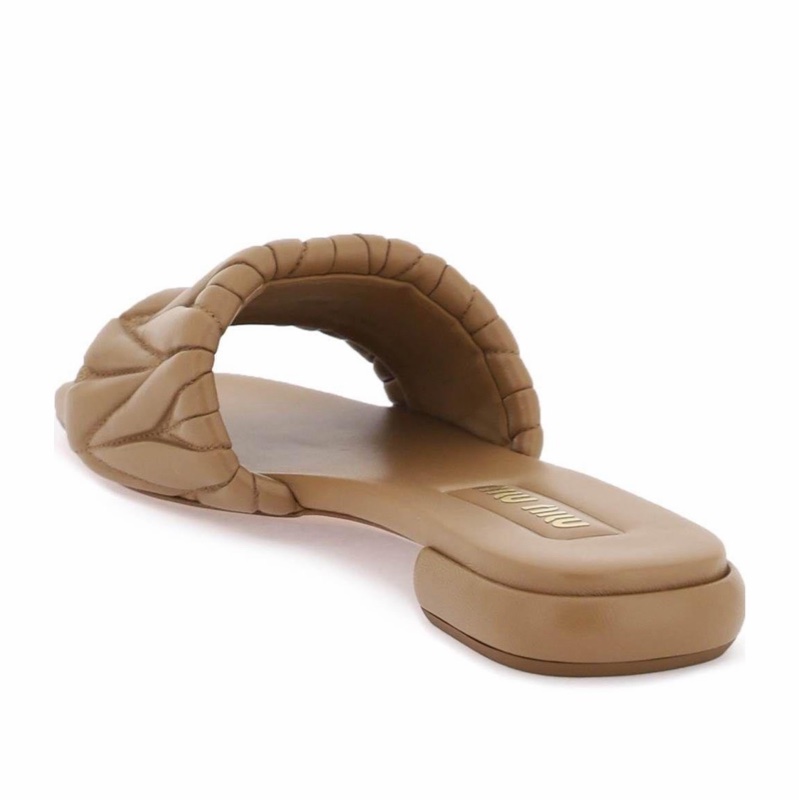 Miu Miu 女士 徽標拖鞋35 36 36.5 37 37.5 38 38.5 39 39.5 40 41碼跟高: 2cm-2