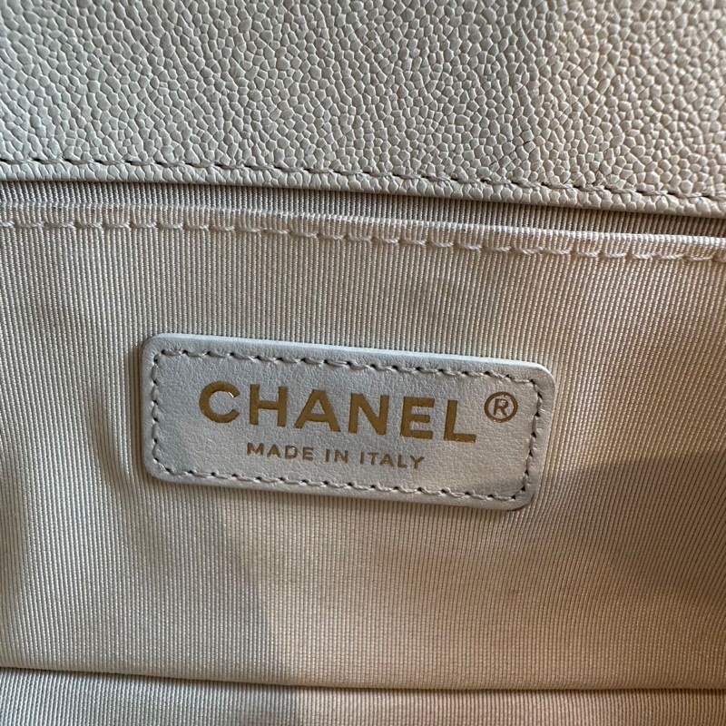 【超級新❗️全配】 Chanel Leboy20 荔枝牛皮 珠光白（專櫃228,800）-25