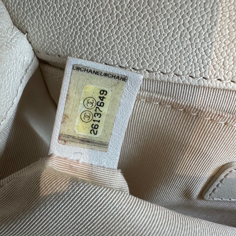 【超級新❗️全配】 Chanel Leboy20 荔枝牛皮 珠光白（專櫃228,800）-26