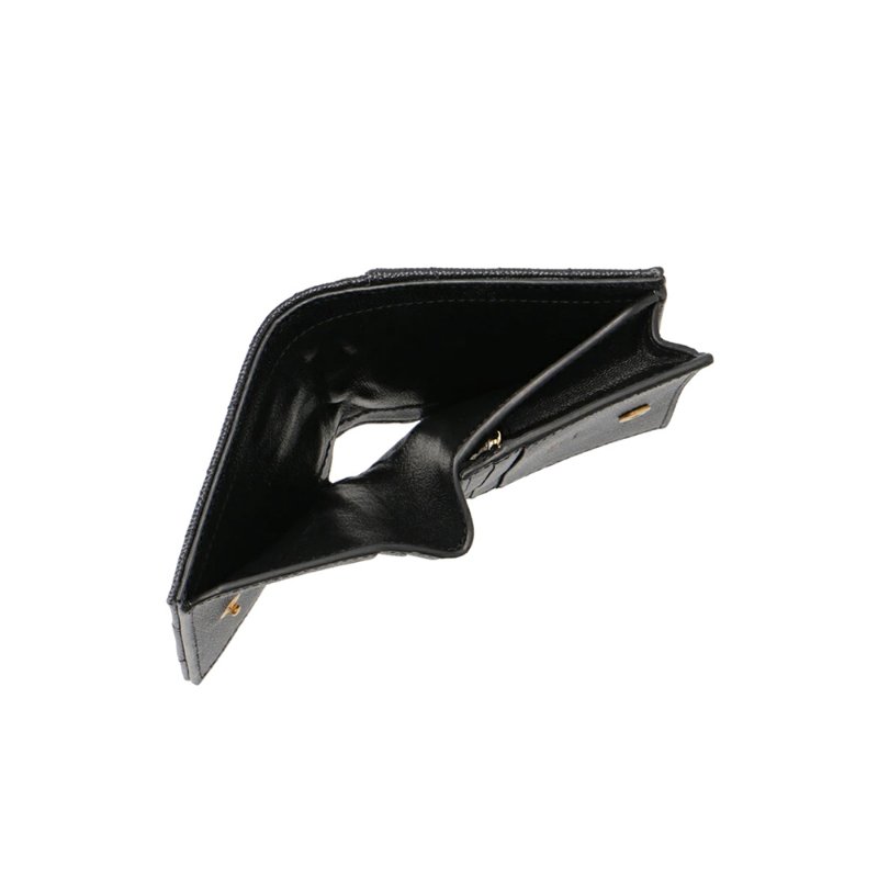 Saint Laurent Cassandre Matelassé Wallet for Women in Black - 668290-BOWA1-1000 (新款白色盒)-4