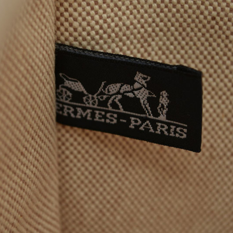 Hermes 手提包,Bora Cabas de Plage GM,鈀金屬配件,帆布,米色。-4