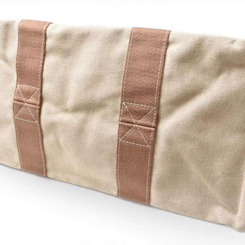 Hermes 手提包,Bora Cabas de Plage GM,鈀金屬配件,帆布,米色。-8