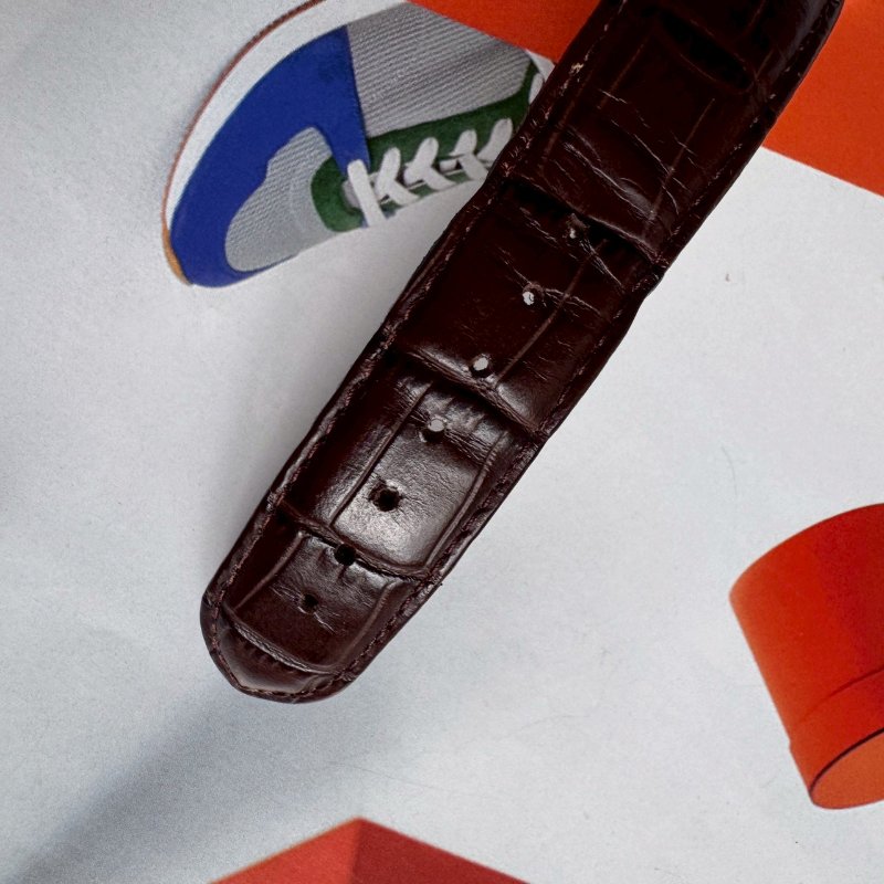 💖沉穩百搭 HERMES Cape Cod 深棕色手錶-10