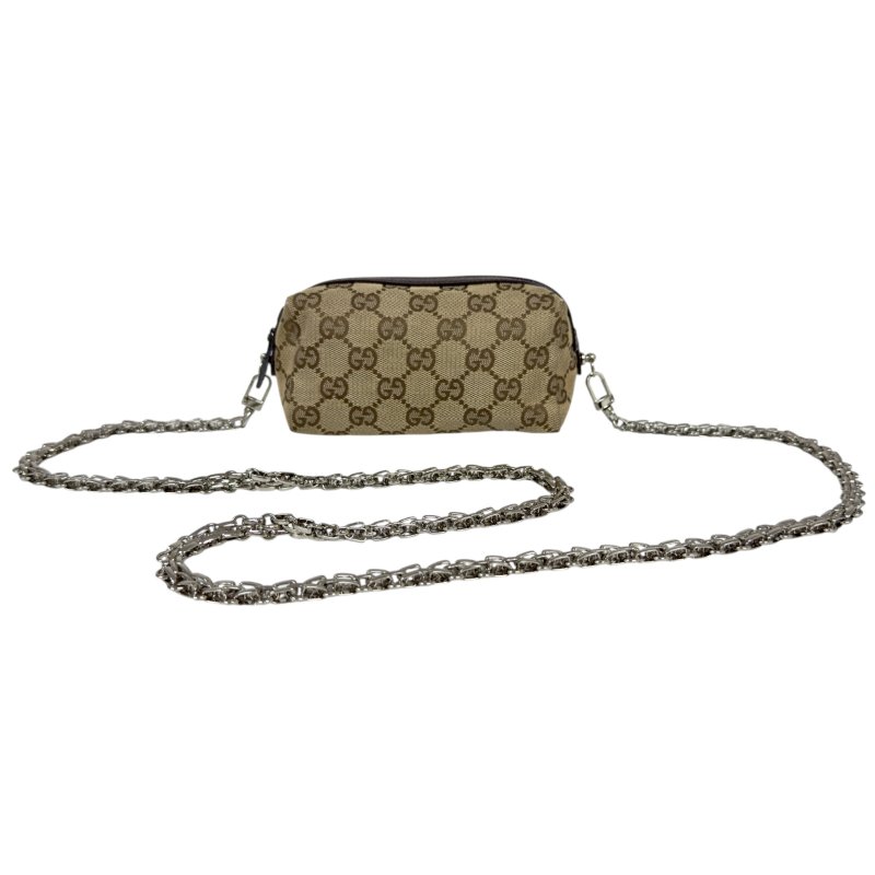 GUCCI *自加鏈>送無品牌扣+無品牌鏈帶* 斜揹 迷你小包-0