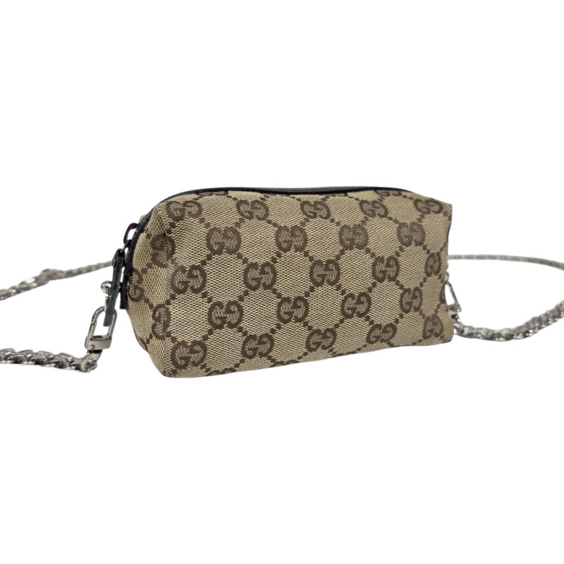 GUCCI *自加鏈>送無品牌扣+無品牌鏈帶* 斜揹 迷你小包-3