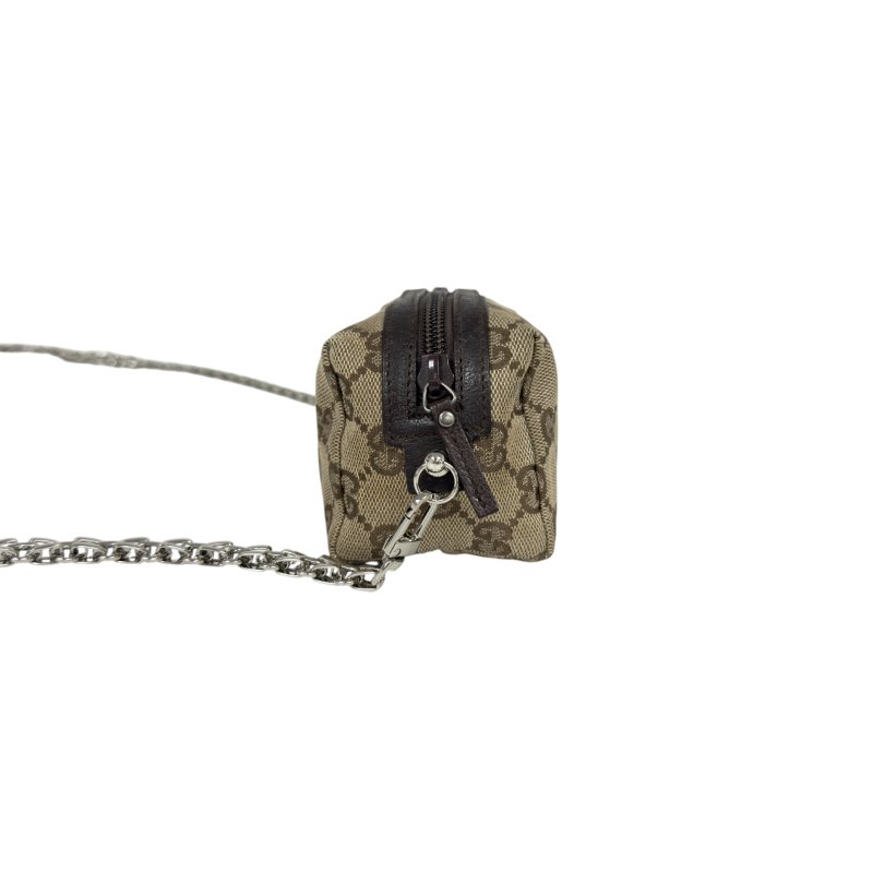 GUCCI *自加鏈>送無品牌扣+無品牌鏈帶* 斜揹 迷你小包-4