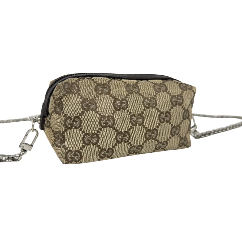 GUCCI *自加鏈>送無品牌扣+無品牌鏈帶* 斜揹 迷你小包-6