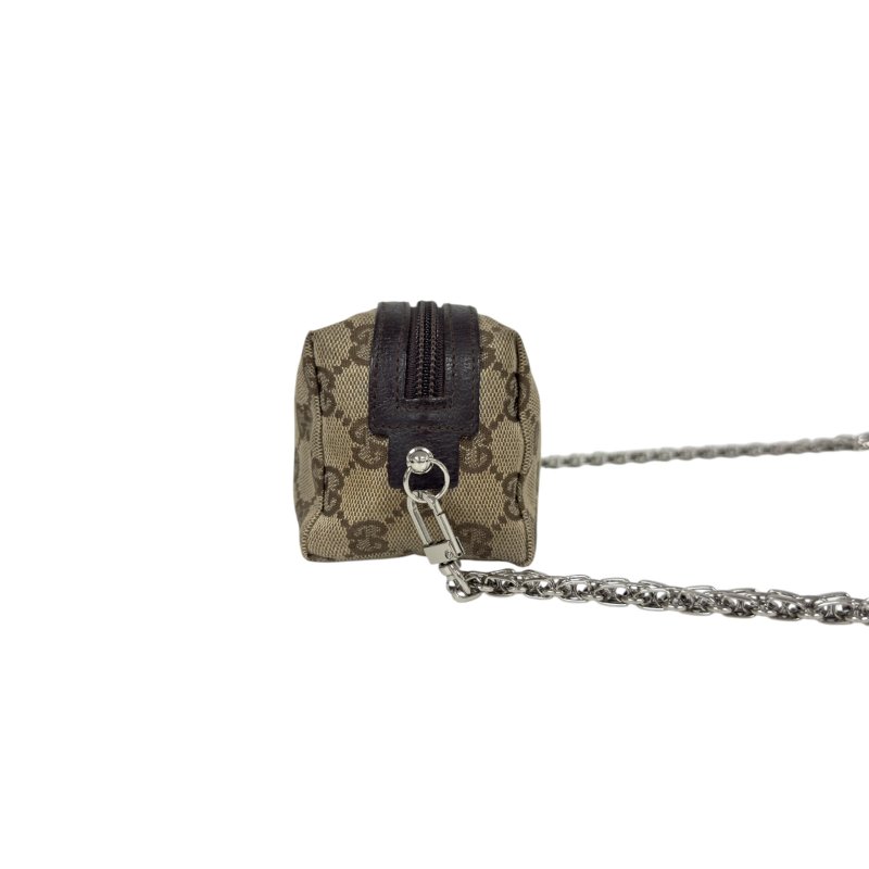 GUCCI *自加鏈>送無品牌扣+無品牌鏈帶* 斜揹 迷你小包-7