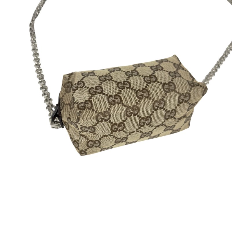 GUCCI *自加鏈>送無品牌扣+無品牌鏈帶* 斜揹 迷你小包-8