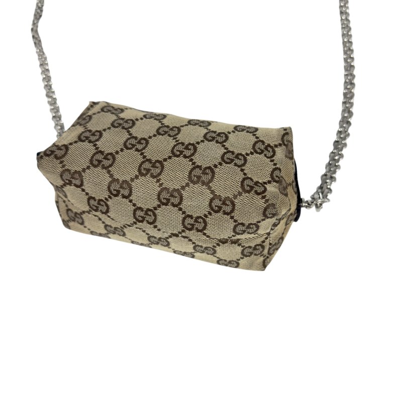 GUCCI *自加鏈>送無品牌扣+無品牌鏈帶* 斜揹 迷你小包-9