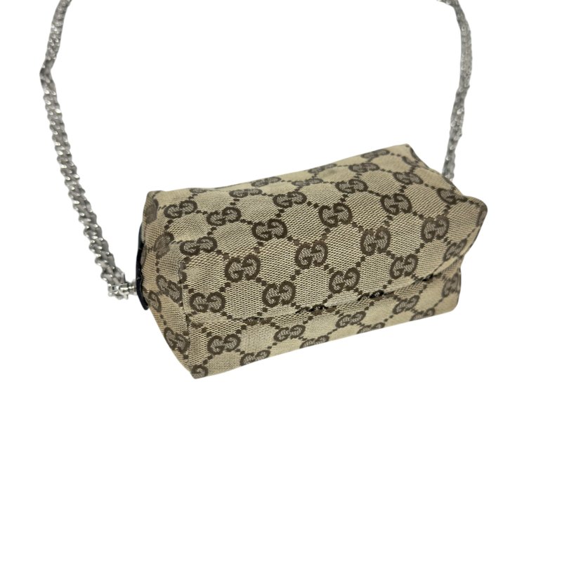 GUCCI *自加鏈>送無品牌扣+無品牌鏈帶* 斜揹 迷你小包-10